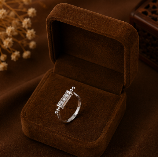 Celeste Crystal Bar Statement Ring