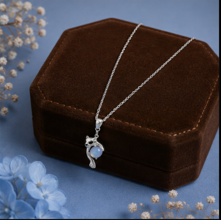 Cute Little Bunny Kids Pendant Necklace