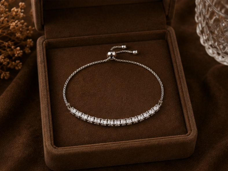 Eterna Crystal Tennis Bracelet