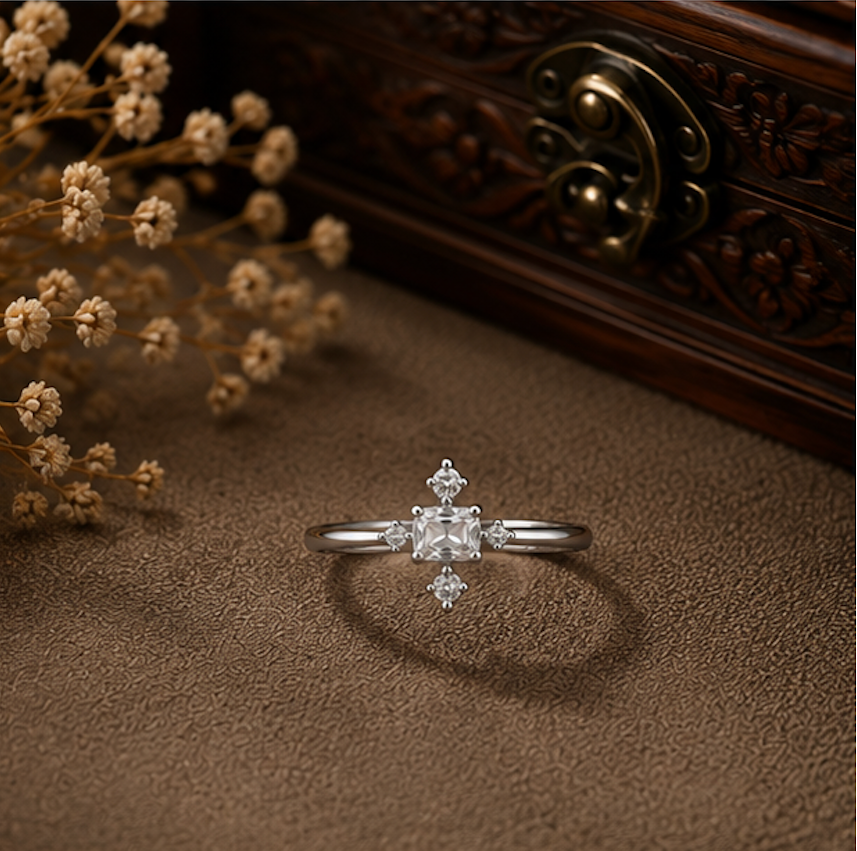 925 Sterling Silver Celeste Spark Ring