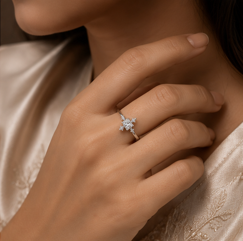 925 Sterling Silver Celeste Spark Ring