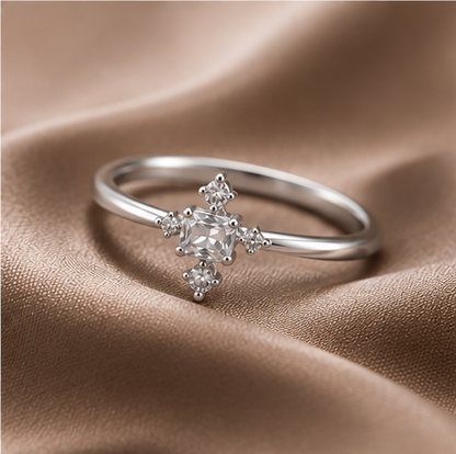 925 Sterling Silver Celeste Spark Ring