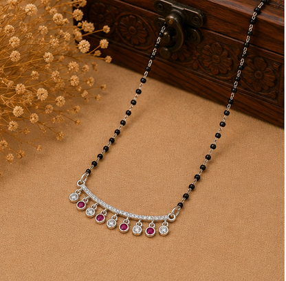925 Silver Radiant Charm Mangalsutra