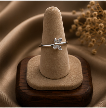 925 Sterling Silver Butterfly Grace Ring