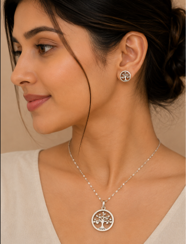 Tree of Life Pendant Set
