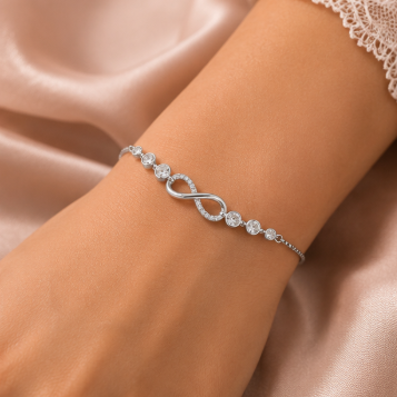 Eternal Infinity Crystal Bracelet