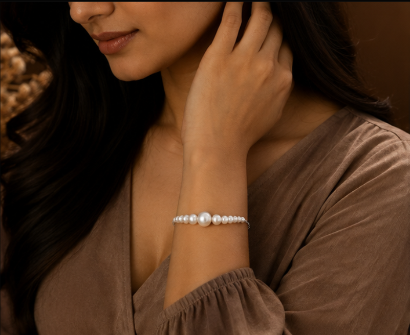 Pearl Élan Silver Bracelet
