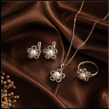 Pearl Blossom Jewellery Set