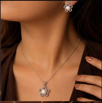 Pearl Blossom Jewellery Set