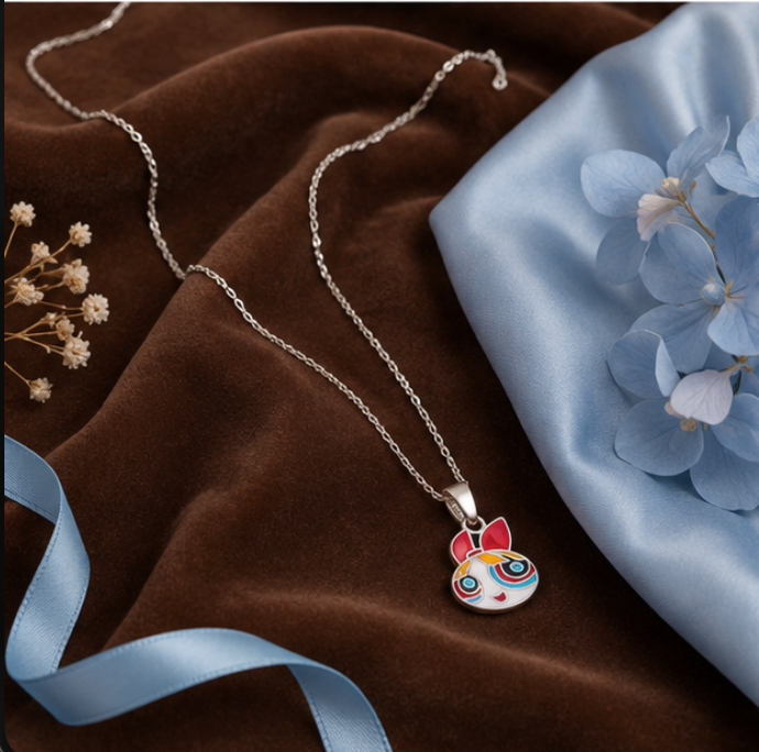 Cute Bunny Kids Pendant Necklace
