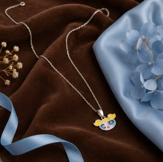 Cute Cartoon Kids Pendant Necklace