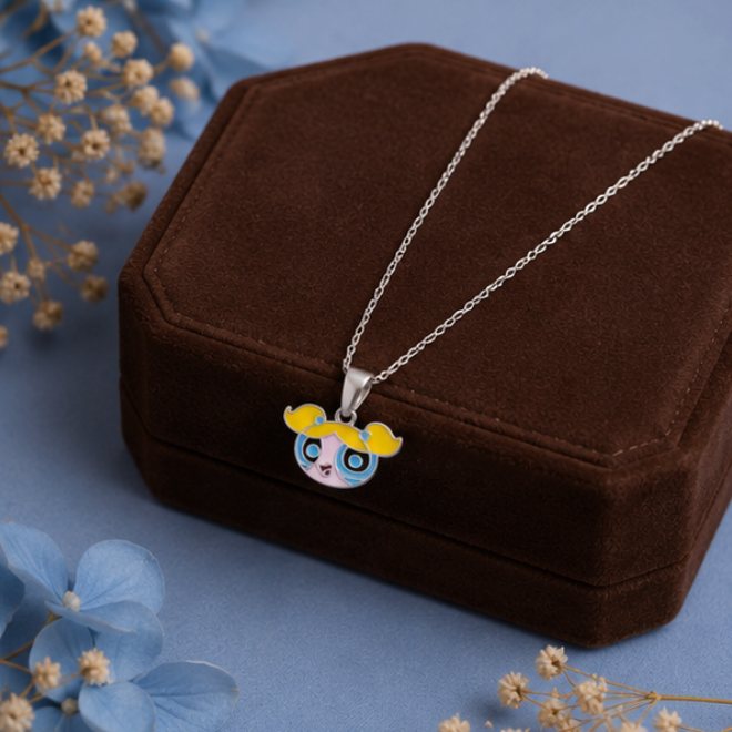 Cute Cartoon Kids Pendant Necklace