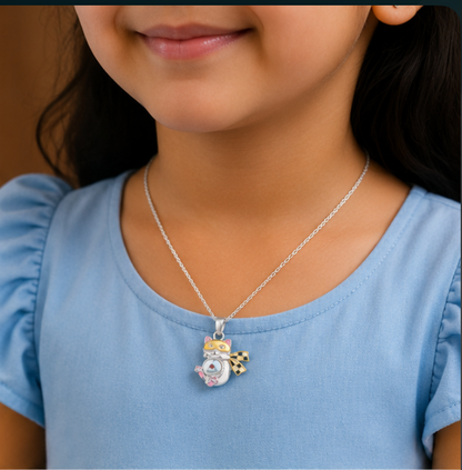 Cute Kitty Kids Pendant Necklace