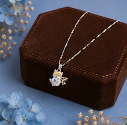 Cute Kitty Kids Pendant Necklace