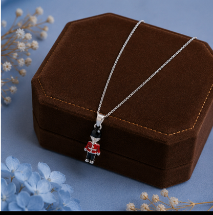 Cute Soldier Kids Pendant Necklace