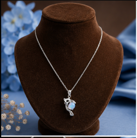 Cute Little Bunny Kids Pendant Necklace
