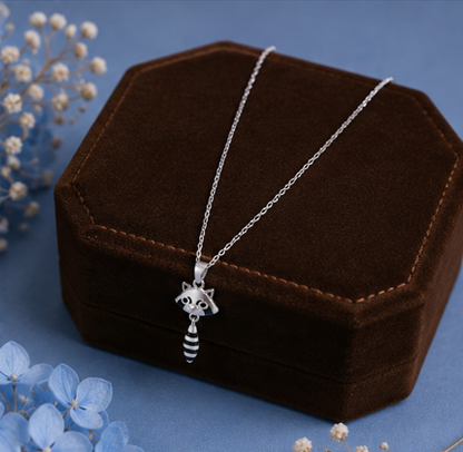 Cute Panda & Bee Kids Pendant Necklace
