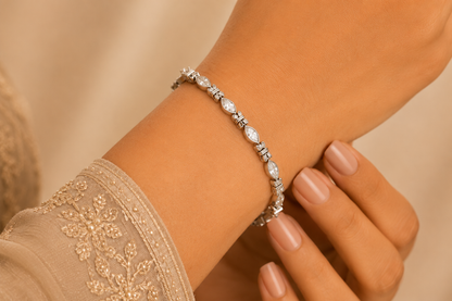 Women's Marquise Crystal Bracelet