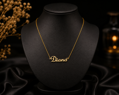 Custom Name Necklace – Any Name in 925 Sterling Silver | Personalized Name Pendant